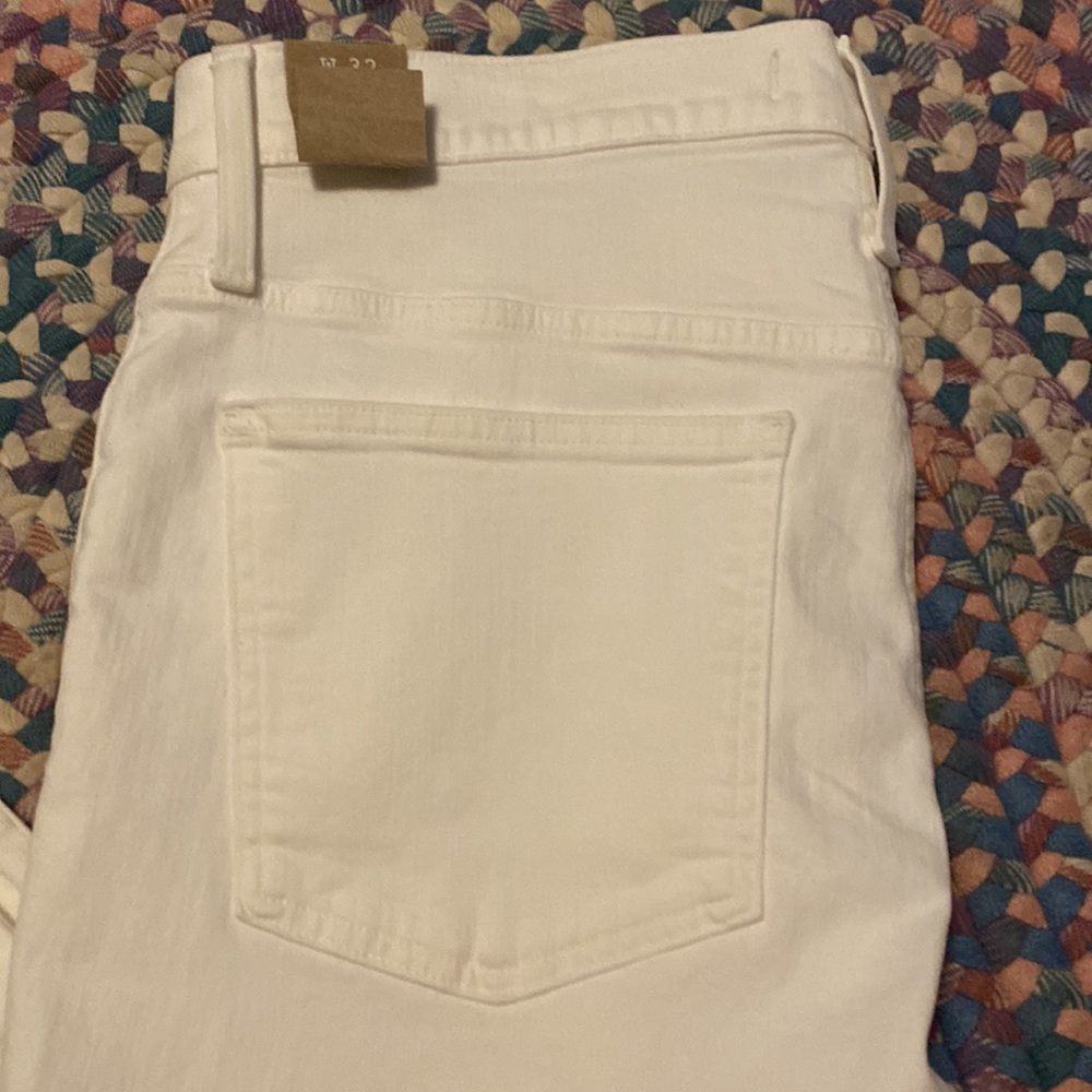 Madewell White Vintage Crop Jeans - Picture 8 of 10